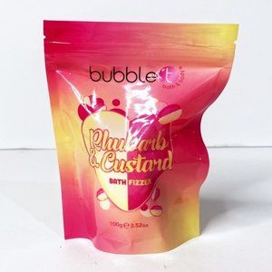 Bubble T Bubble't Rhubarb and Custard Bath Fizzer 100 grams NEW SEALED